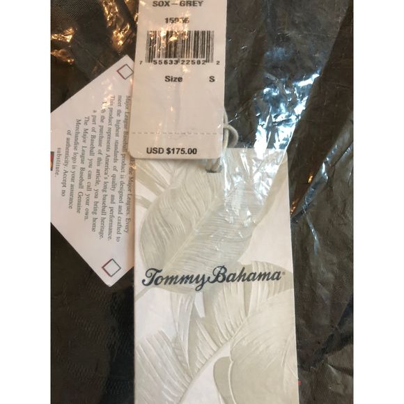 Tommy Bahama Shirt MLB Red Sox Embroidered Silk - Picture 6 of 6